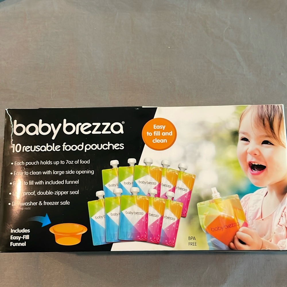 Babybrezza reusable food pouches